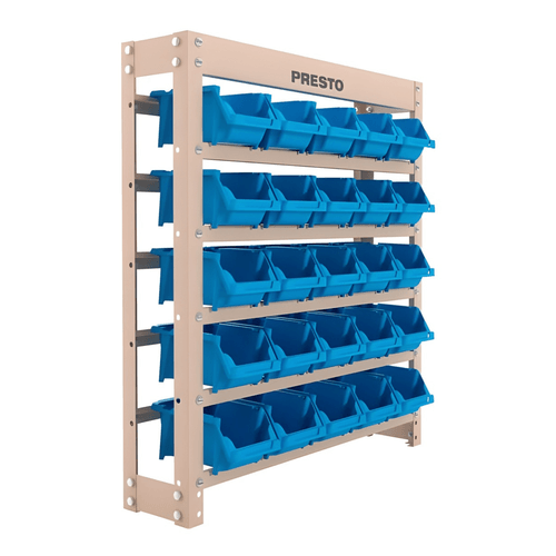 Kit Estantes Com 25 Gavetas Azul N.3 93002 Presto