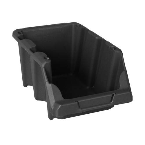 Gaveta Plástica Bin Preta No.5 Empilhável 42003 Presto